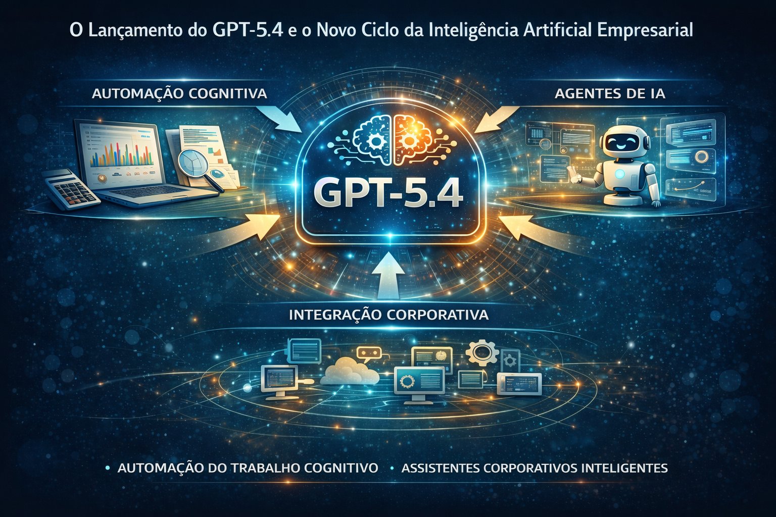 O Lançamento do GPT-5.4 e o Novo Ciclo da Inteligência Artificial Empresarial