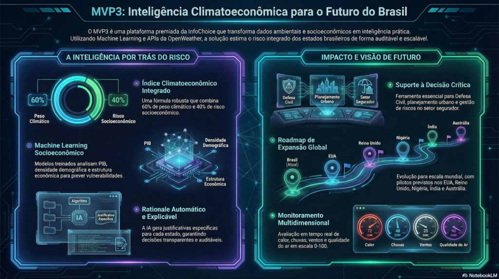 Infográfico Inteligência ClimatoEconômica para o Futuro do Brasil - InfoChoice