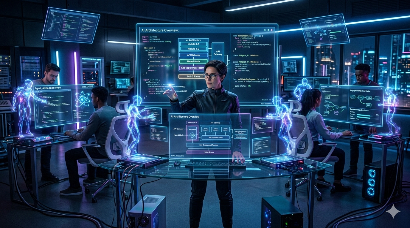 Como gerenciar equipes de desenvolvimento formadas por humanos e agentes de IA