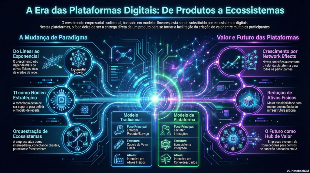 Infográfico A Era das Plataformas Digitais - InfoChoice