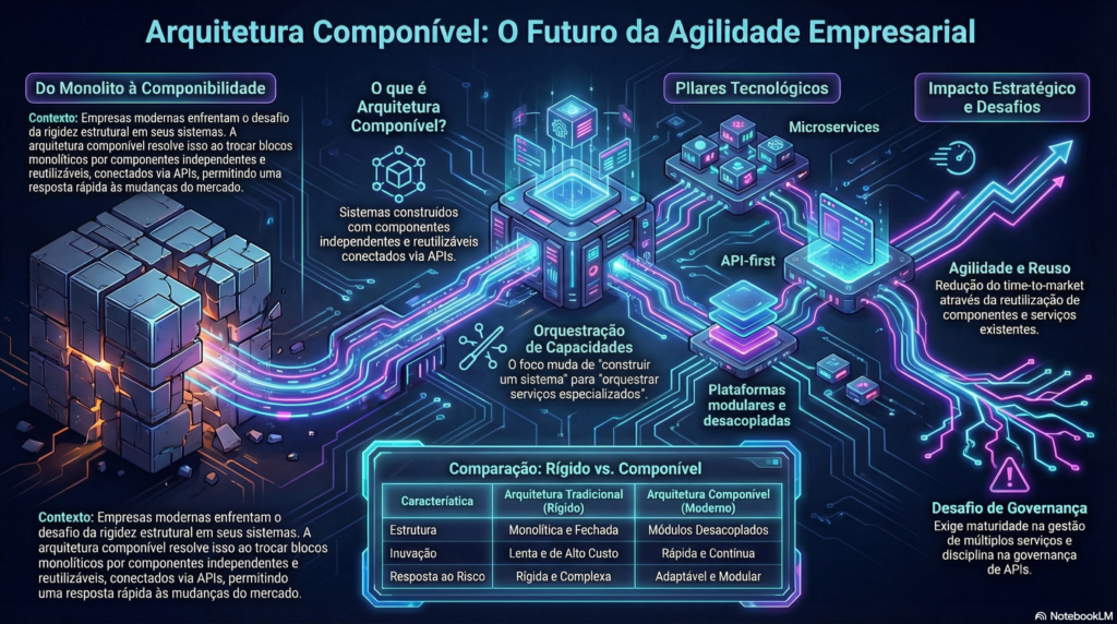 Infográfico Arquitetura Componível - InfoChoice