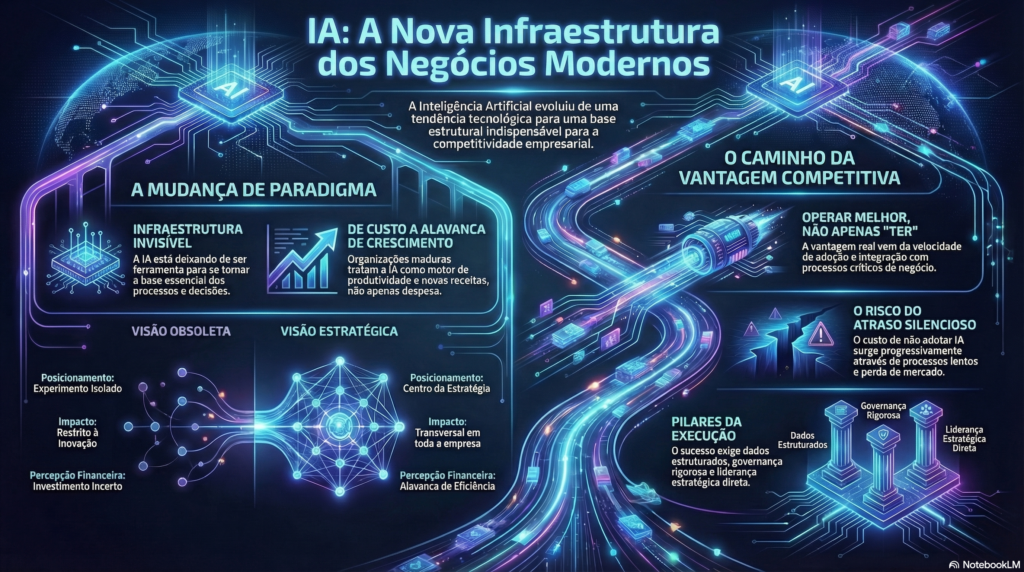 Infográfico IA a Nova Estrutura dos Negócios Modernos - InfoChoice