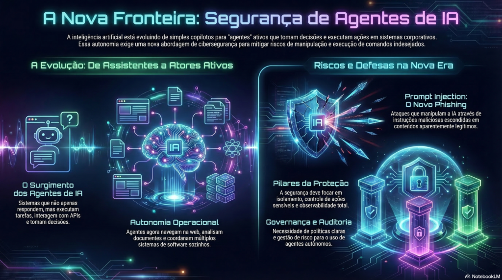 Infográfico - Segurança de Agentes de IA