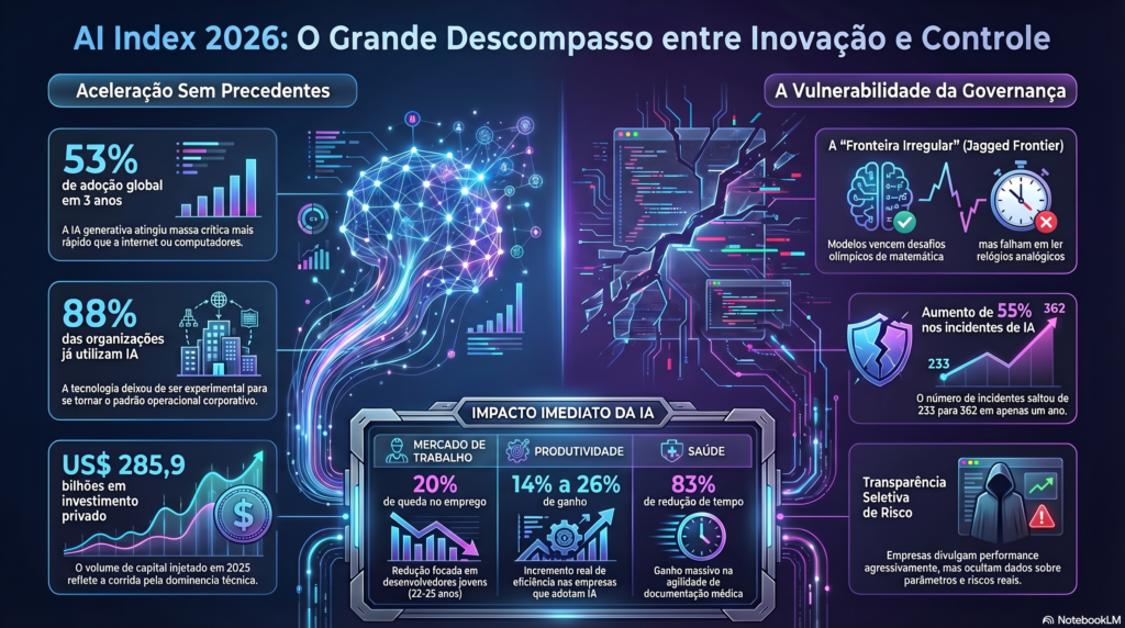 Infográfico Stanford AI Index 2026 - InfoChoice