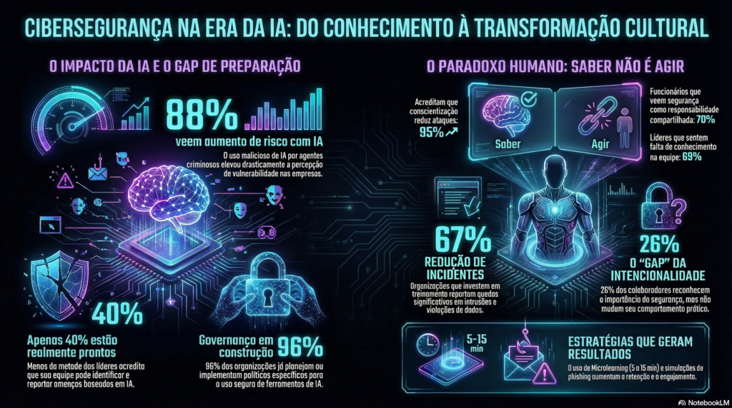 Infográfico Cibersegurança na Era da IA - InfoChoice