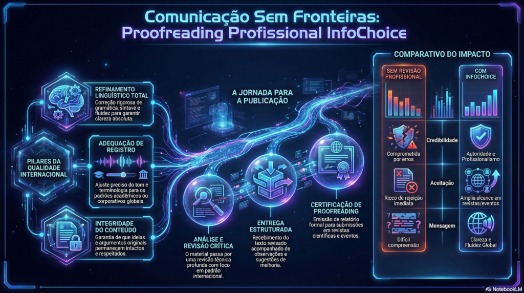 Infográfico Proofreading Profissional InfoChoice
