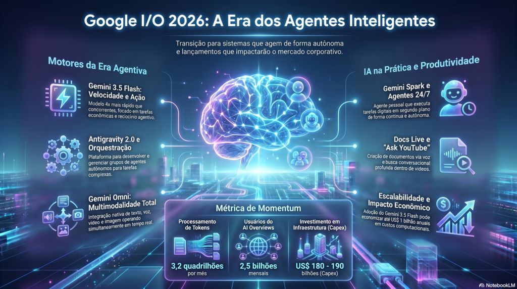 Infográfico Google I/O 2026 - InfoChoice